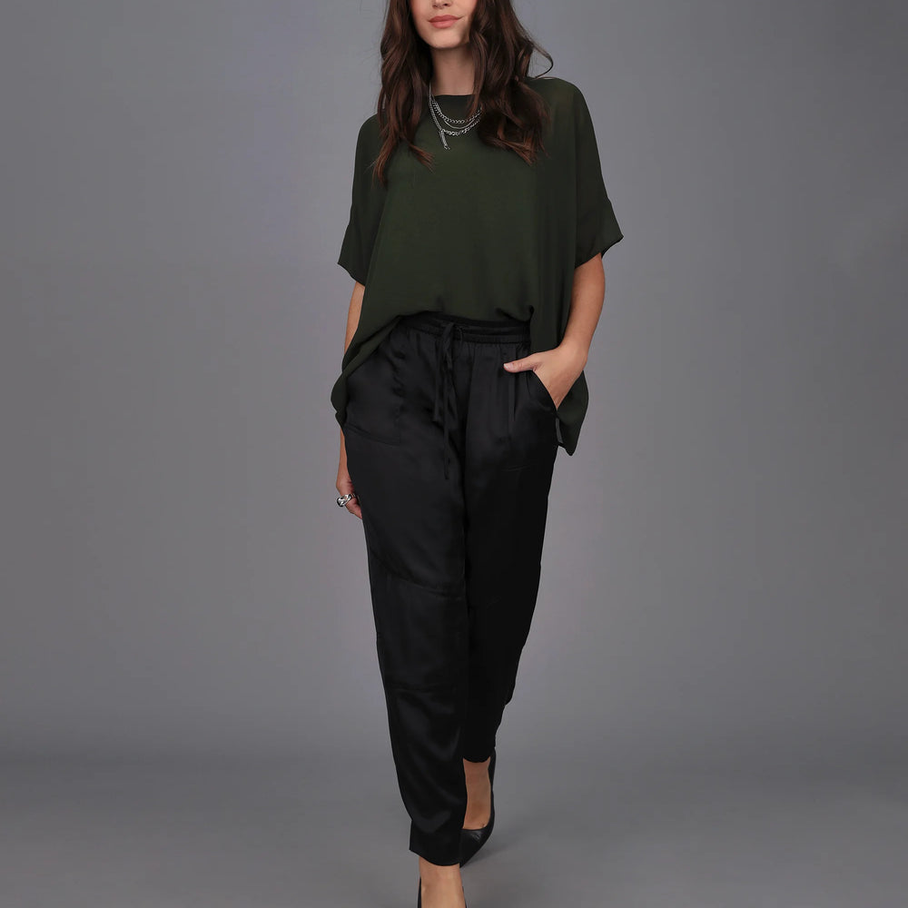 
                  
                    Slouch Satin Pant
                  
                