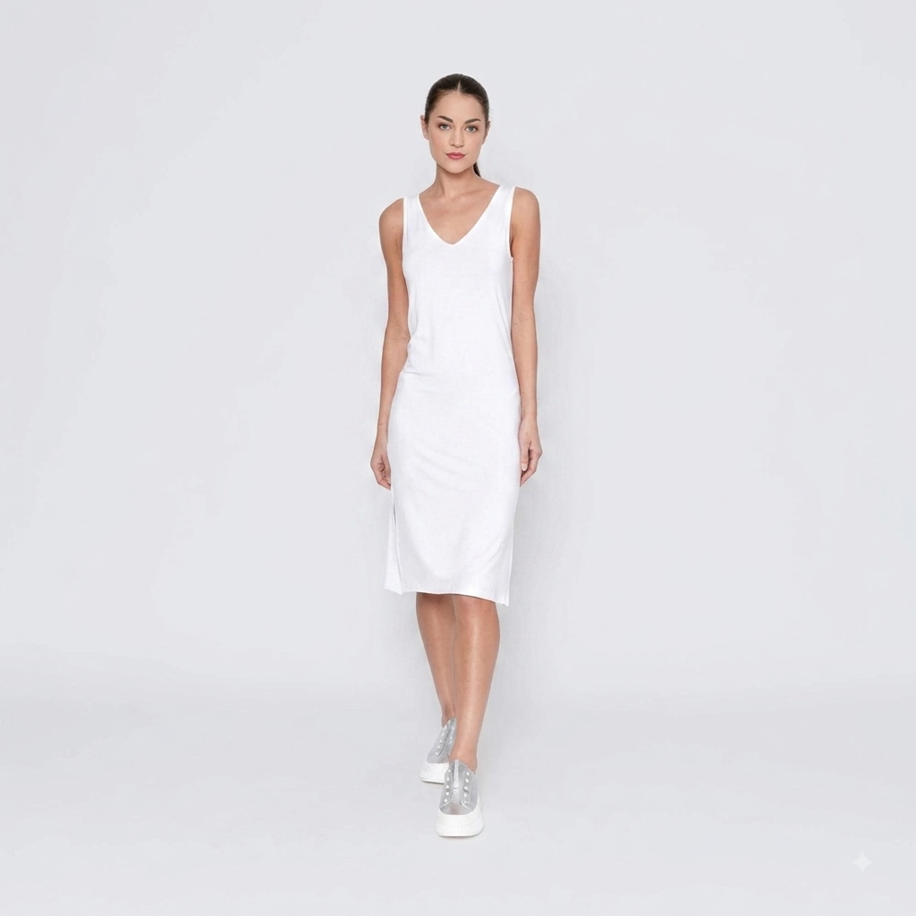 
                  
                    Essentials  Reversable Rayon Slip Full Length-WHITE
                  
                