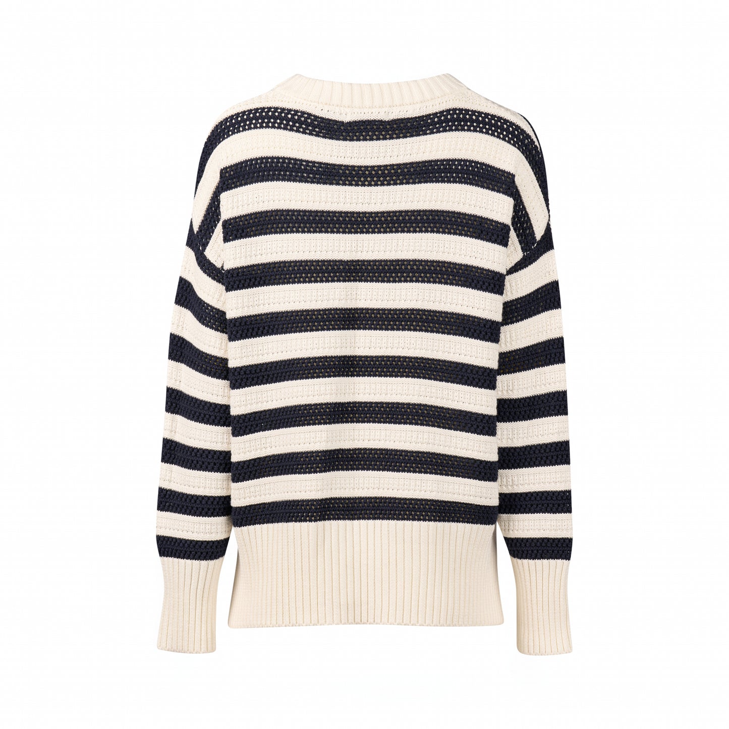 
                  
                    1079  Vassalli Round Neck Jumper -Off White/Ink
                  
                