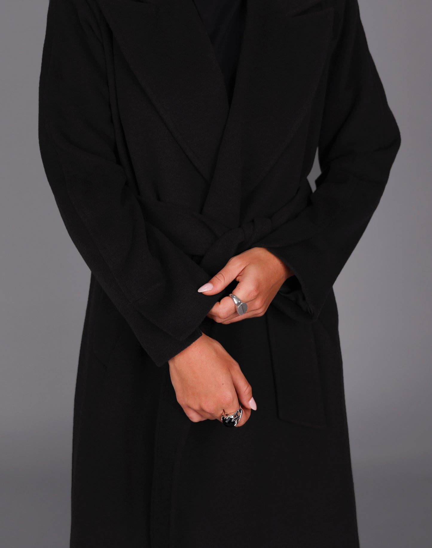 
                  
                    Chief Wool Belted Wrap Coat
                  
                