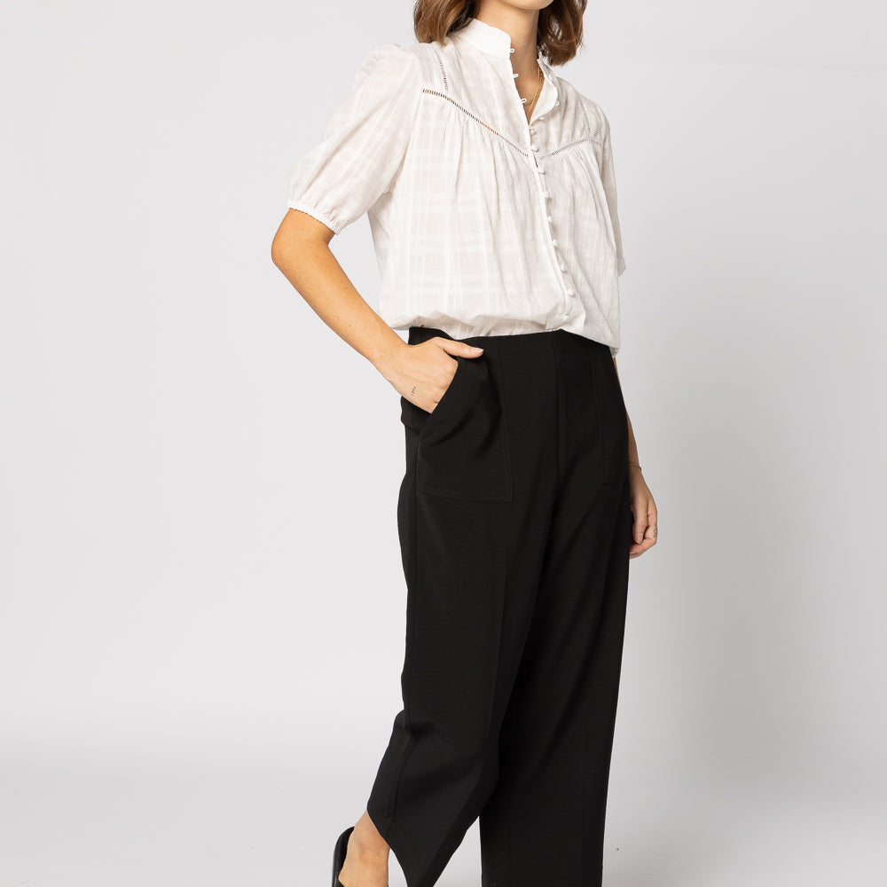 
                  
                    DALILA TOP-WHITE CHECK
                  
                