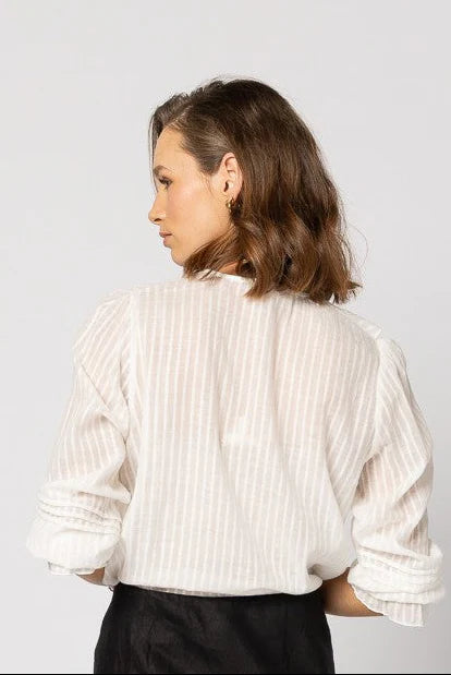 
                  
                    AMELIA BLOUSE-Vintage White
                  
                