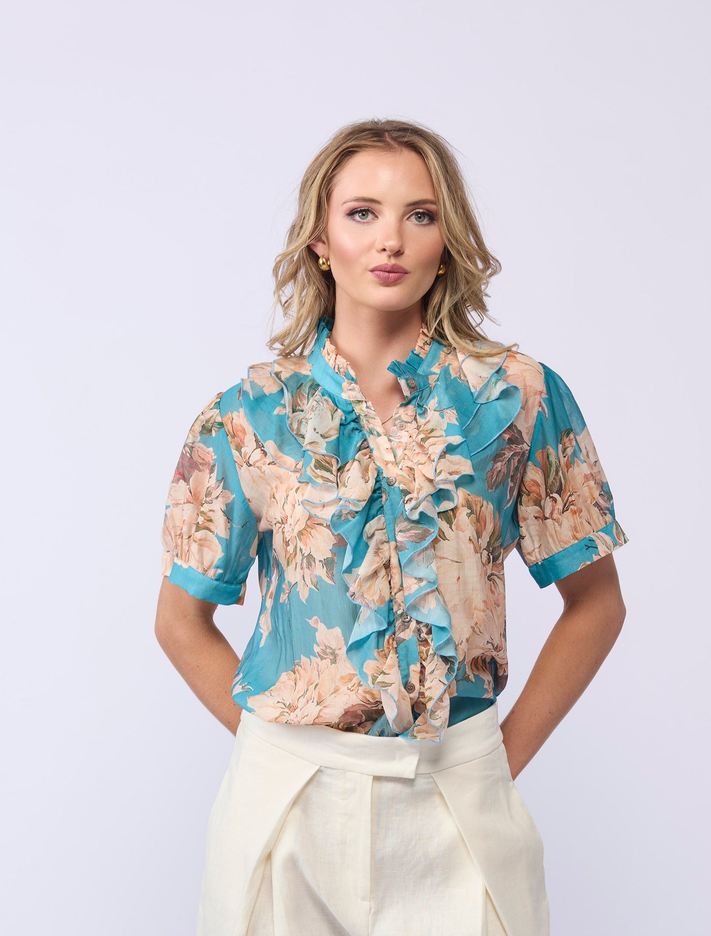 
                  
                    WISH BLOUSE-AQUA BLOOM
                  
                