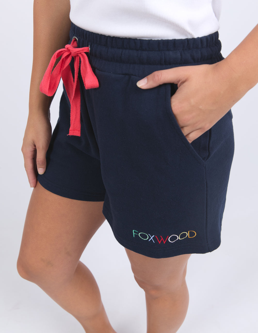 SIMPLIFIED CONFETTI SHORT-Navy-Pre order Due August