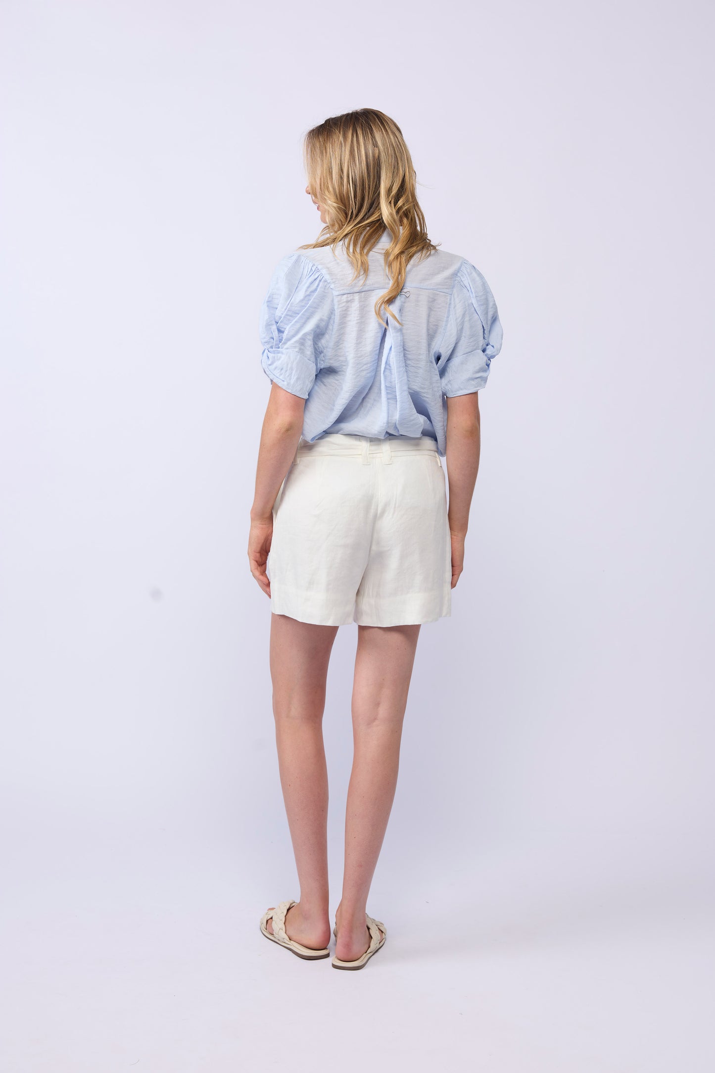 
                  
                    SEVILLE BLOUSE -SOFT BLUE
                  
                