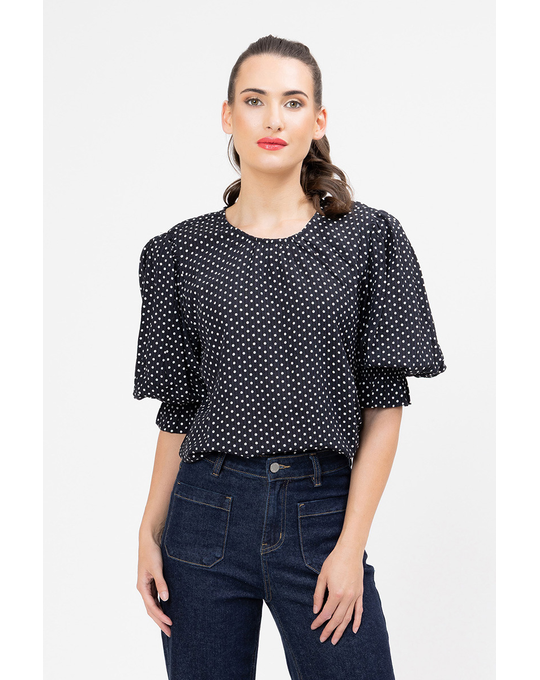
                  
                    MAGNIFICENT TOP-INK POLKA DOT
                  
                