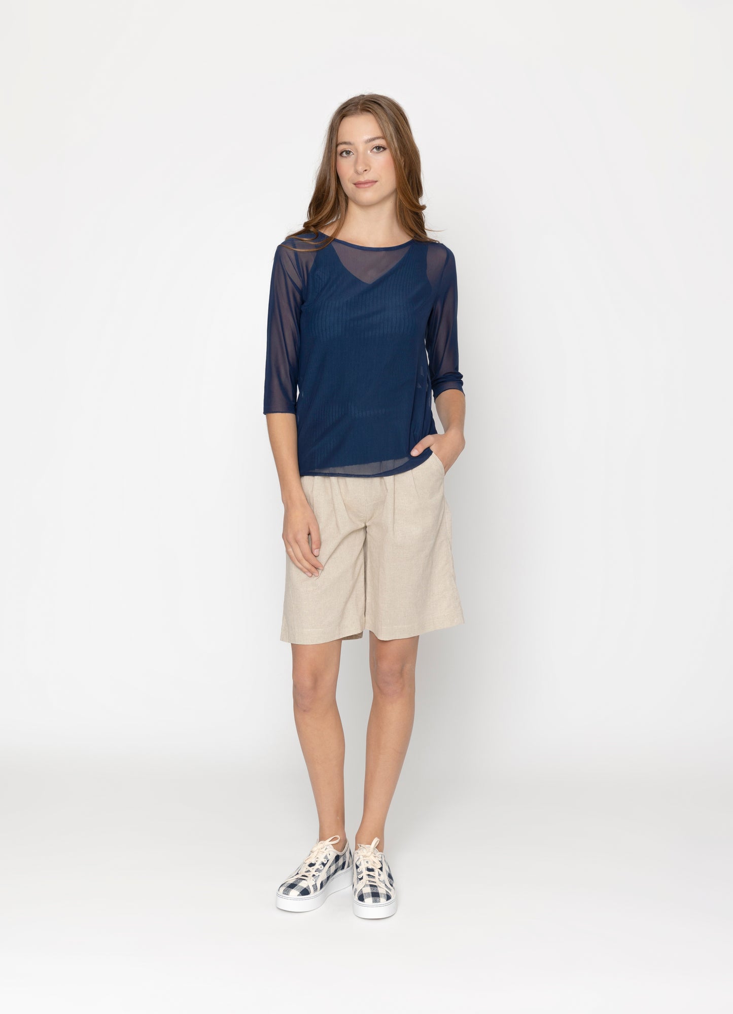 
                  
                    Two by Two Sia Top - Navy
                  
                