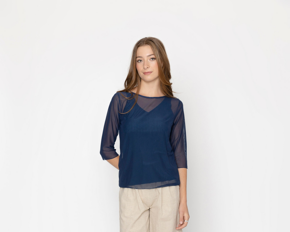 Two by Two Sia Top - Navy