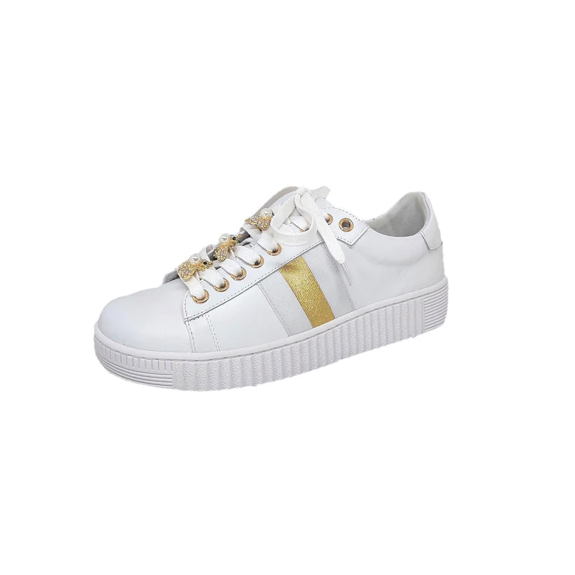 
                  
                    Hinako Bee Sneaker White/gold
                  
                