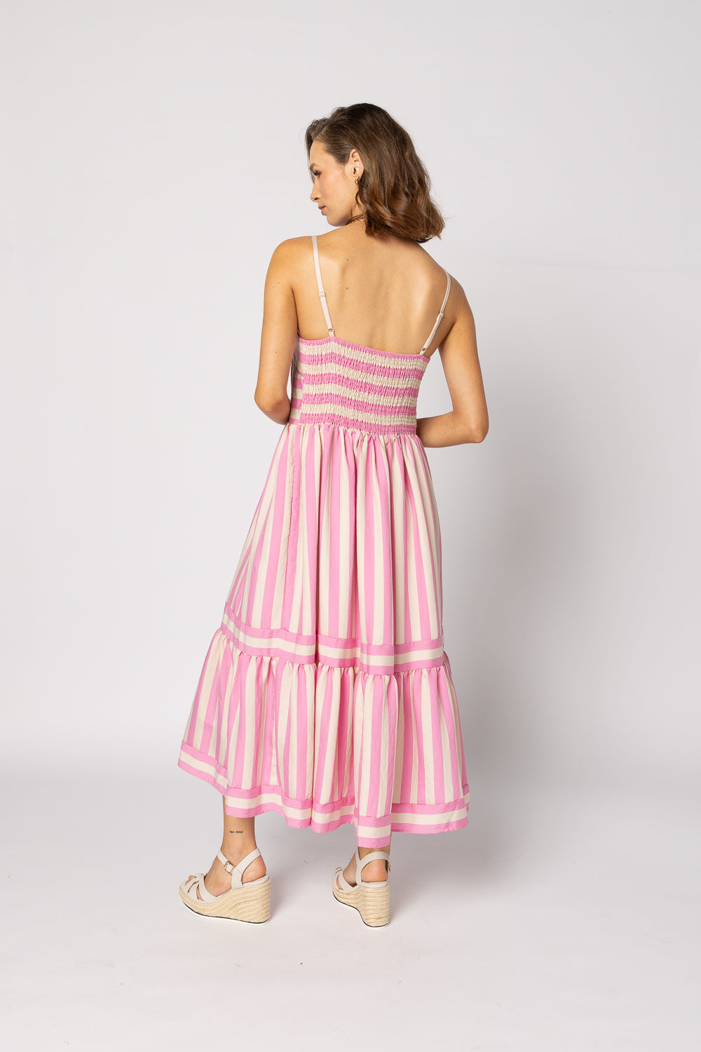 
                  
                    OLIVIA DRESS-CANDY STRIPE
                  
                