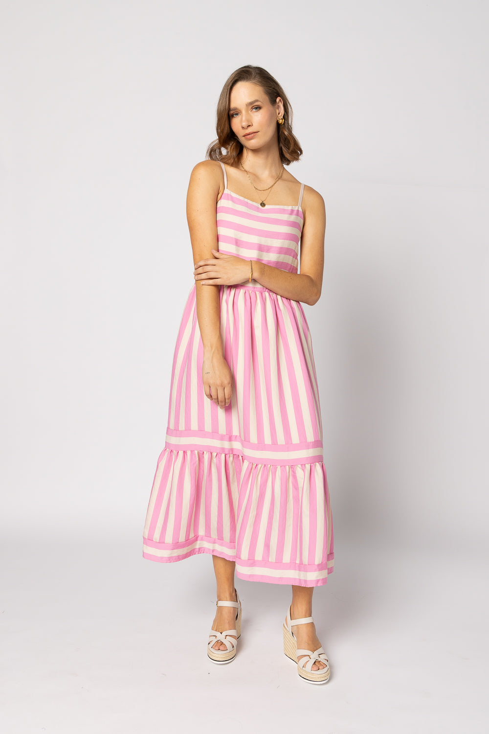 
                  
                    OLIVIA DRESS-CANDY STRIPE
                  
                