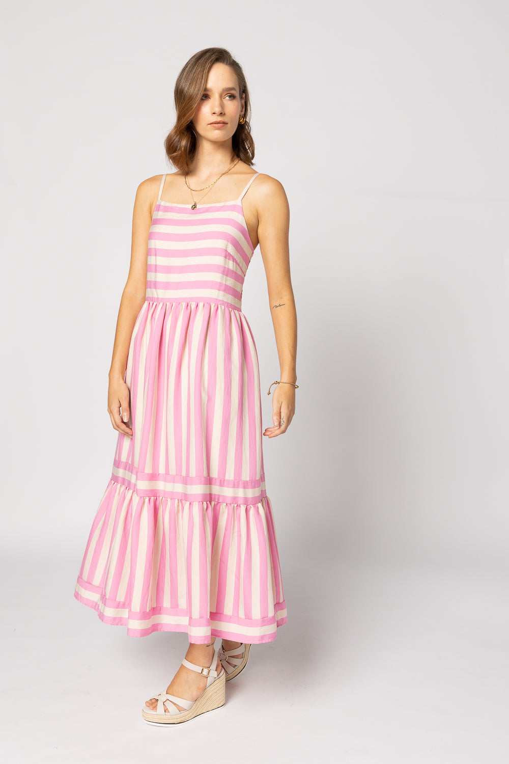 
                  
                    OLIVIA DRESS-CANDY STRIPE
                  
                