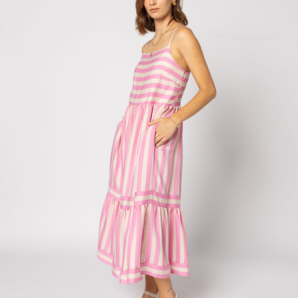 
                  
                    OLIVIA DRESS-CANDY STRIPE
                  
                