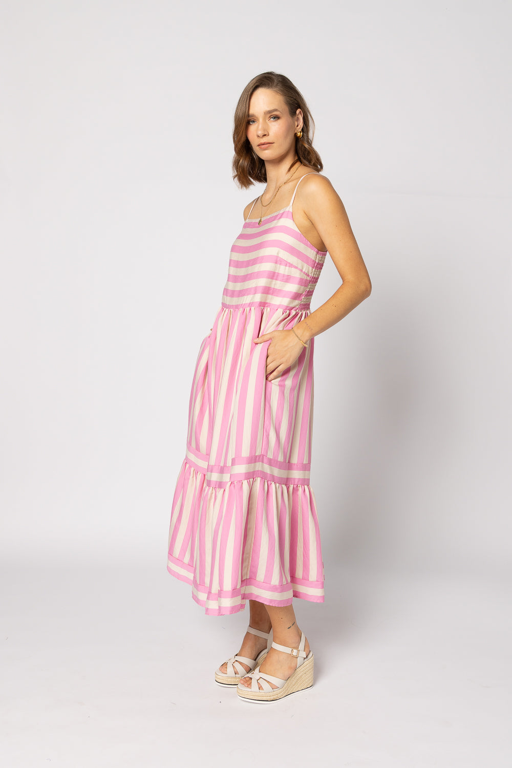 
                  
                    OLIVIA DRESS-CANDY STRIPE
                  
                