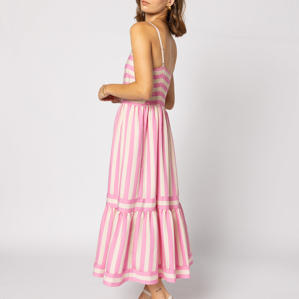 
                  
                    OLIVIA DRESS-CANDY STRIPE
                  
                