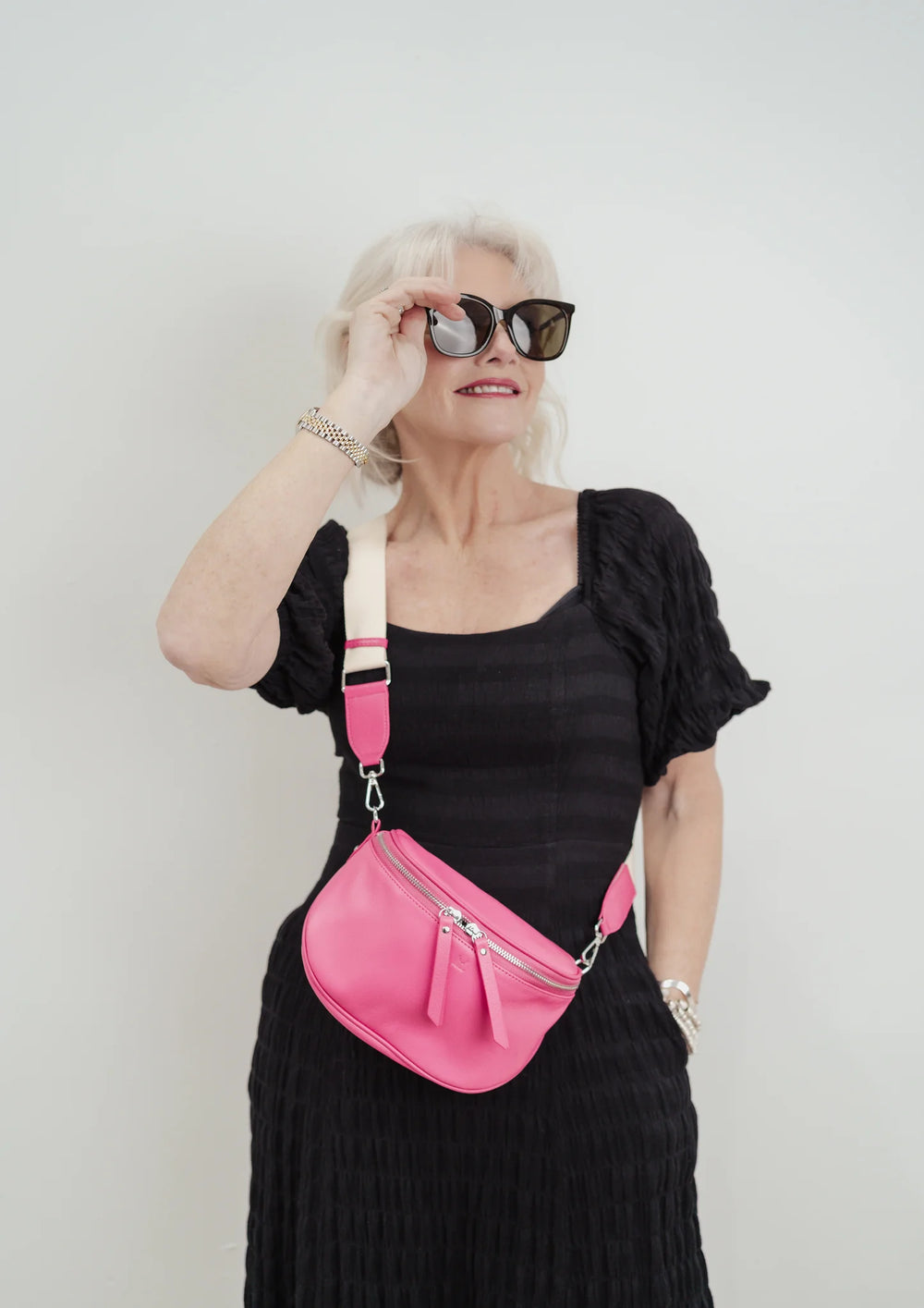 Dani Bag -Fuchsia Leather