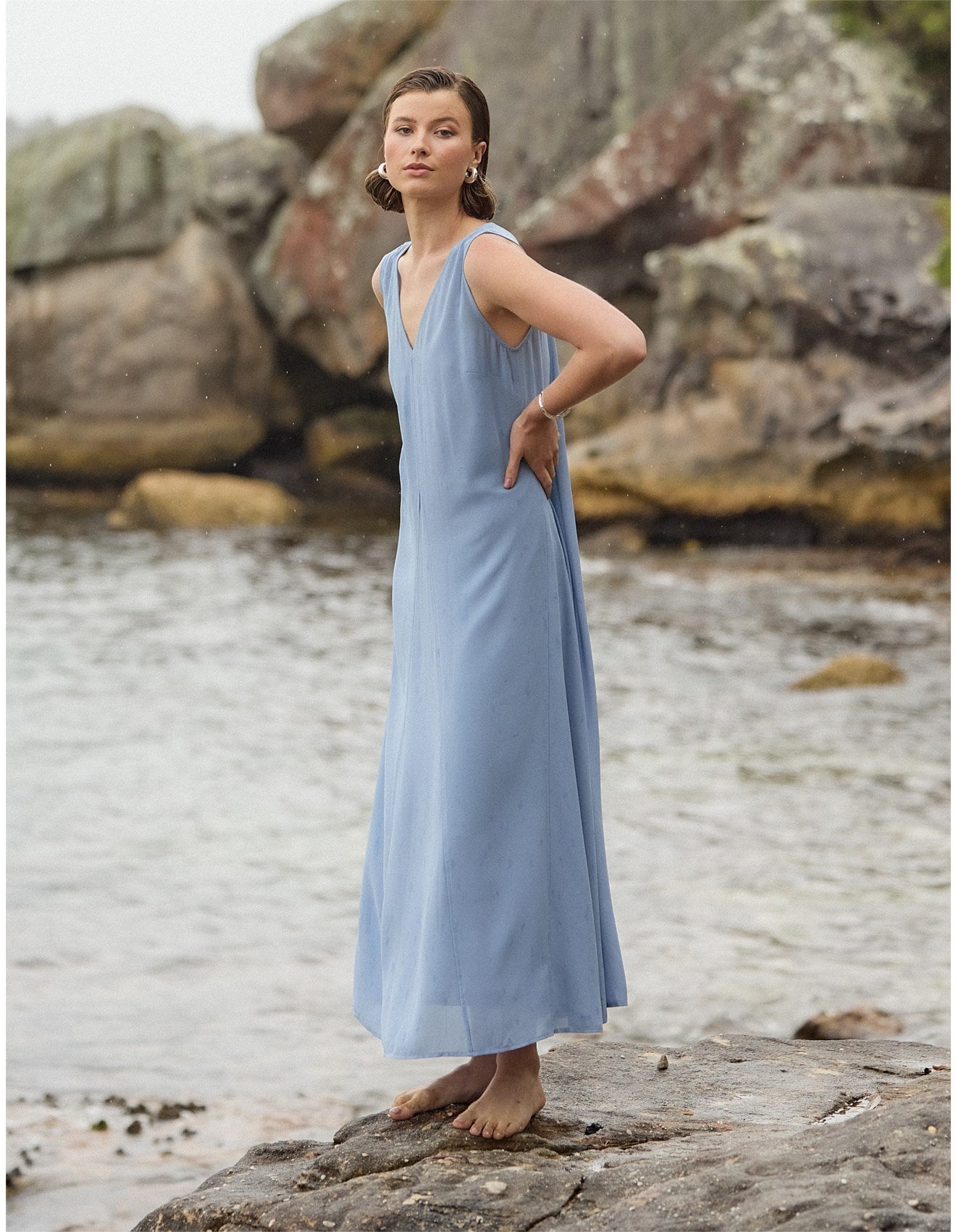 
                  
                    MYLA GODET MIDI DRESS
                  
                