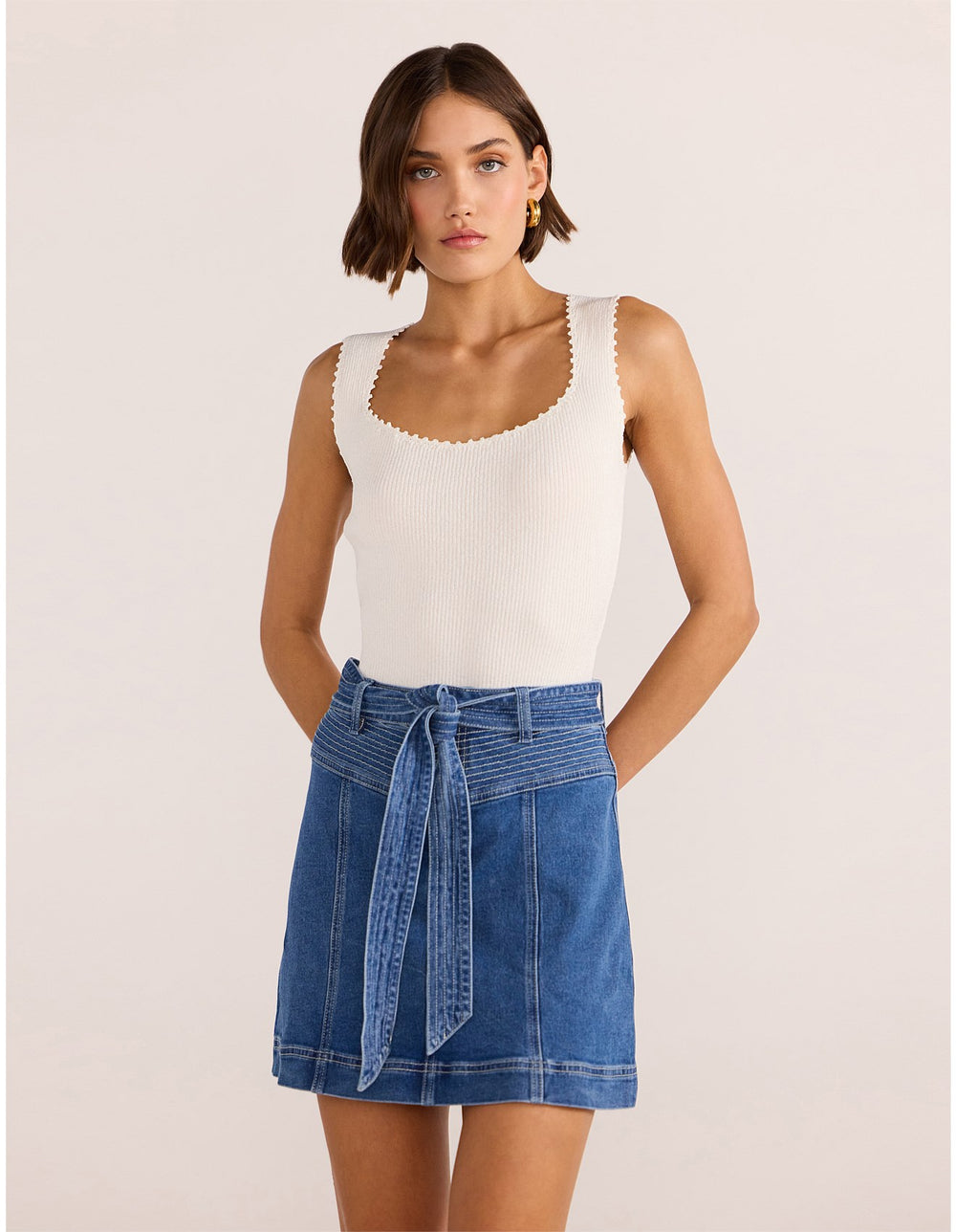 ISLA BOUCLE KNIT TANK