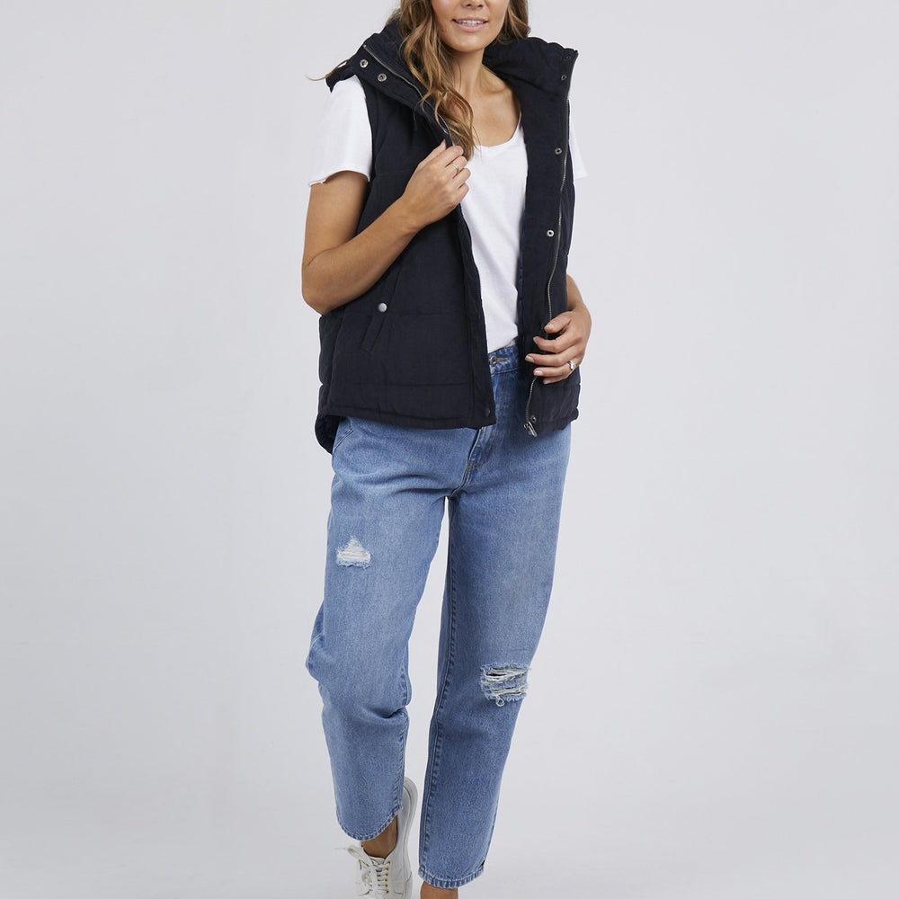 
                  
                    Elm Cord Puffer Vest - Navy
                  
                