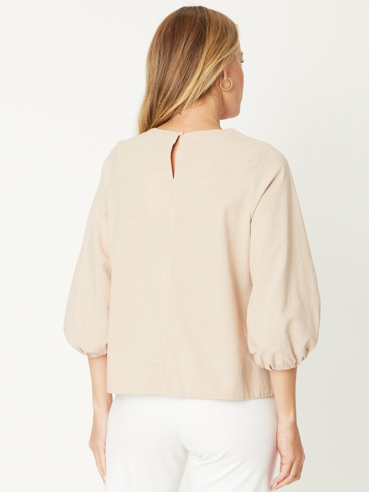 
                  
                    Core Balloon Sleeve Blouse -Beige
                  
                