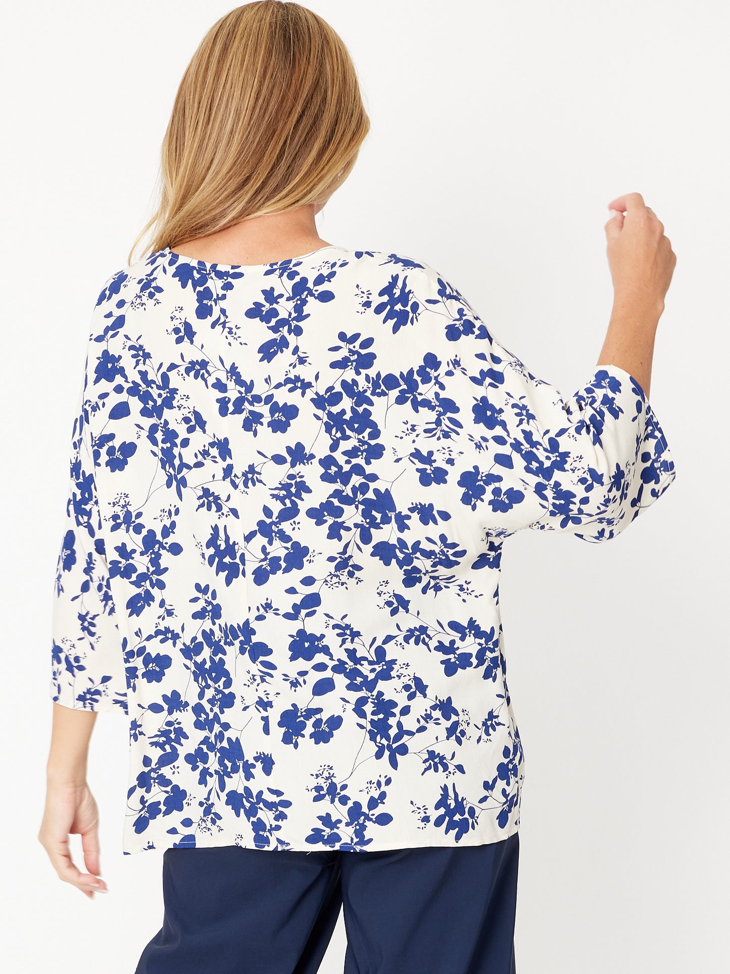 
                  
                    Summer ease Blue print blouse
                  
                