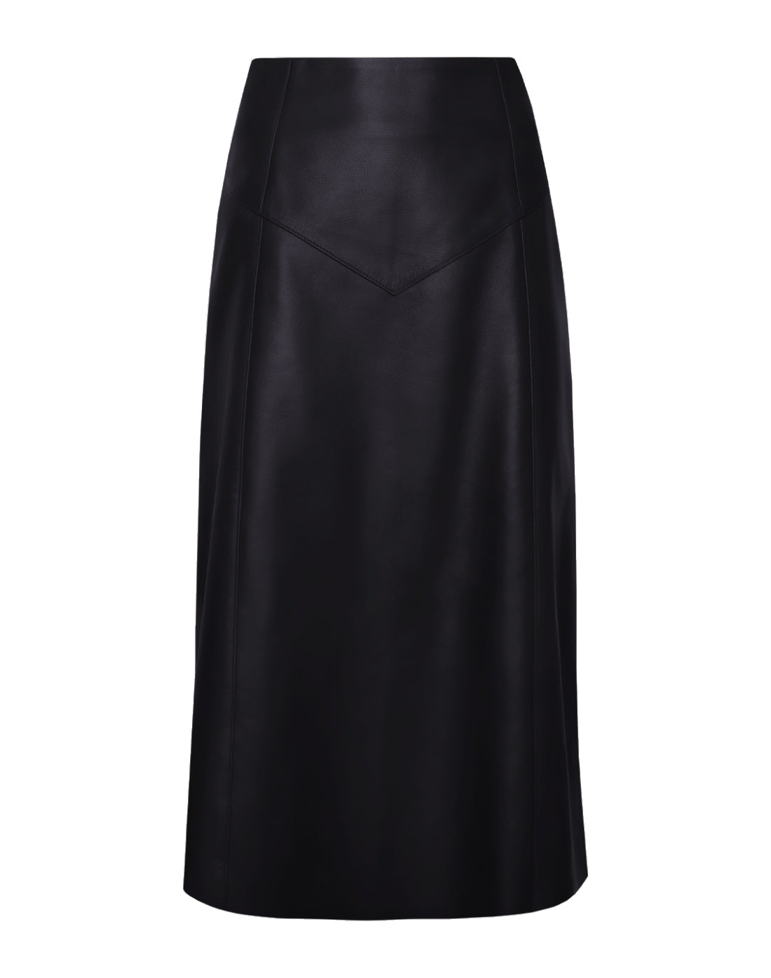 
                  
                    Longline Leather Skirt -Black
                  
                