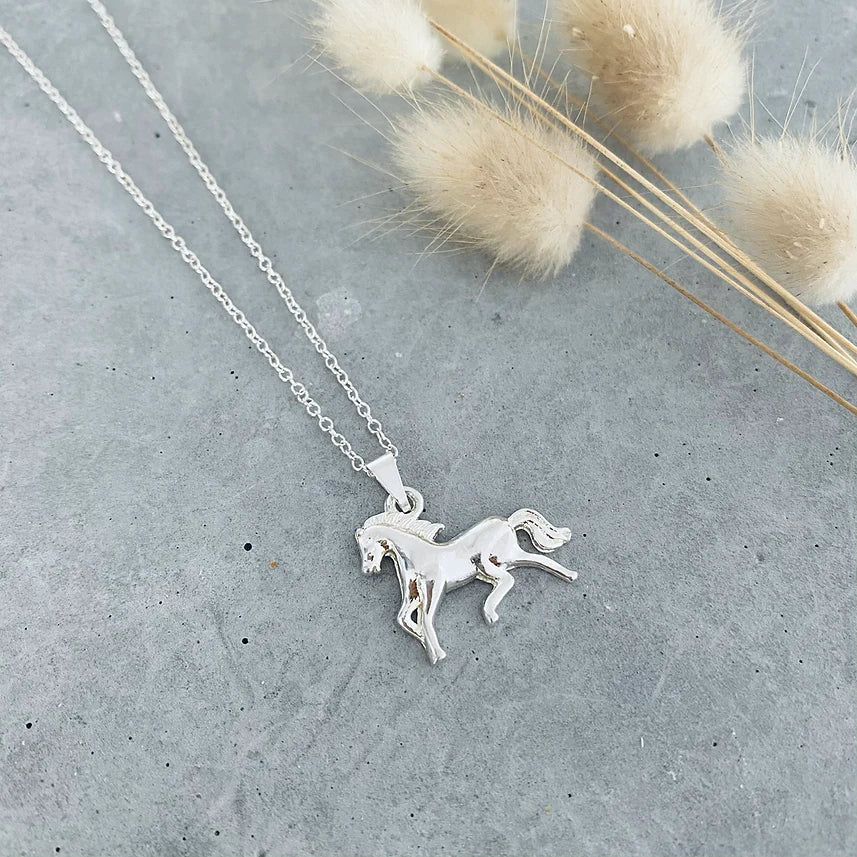 Horse Necklace – Sterling Silver