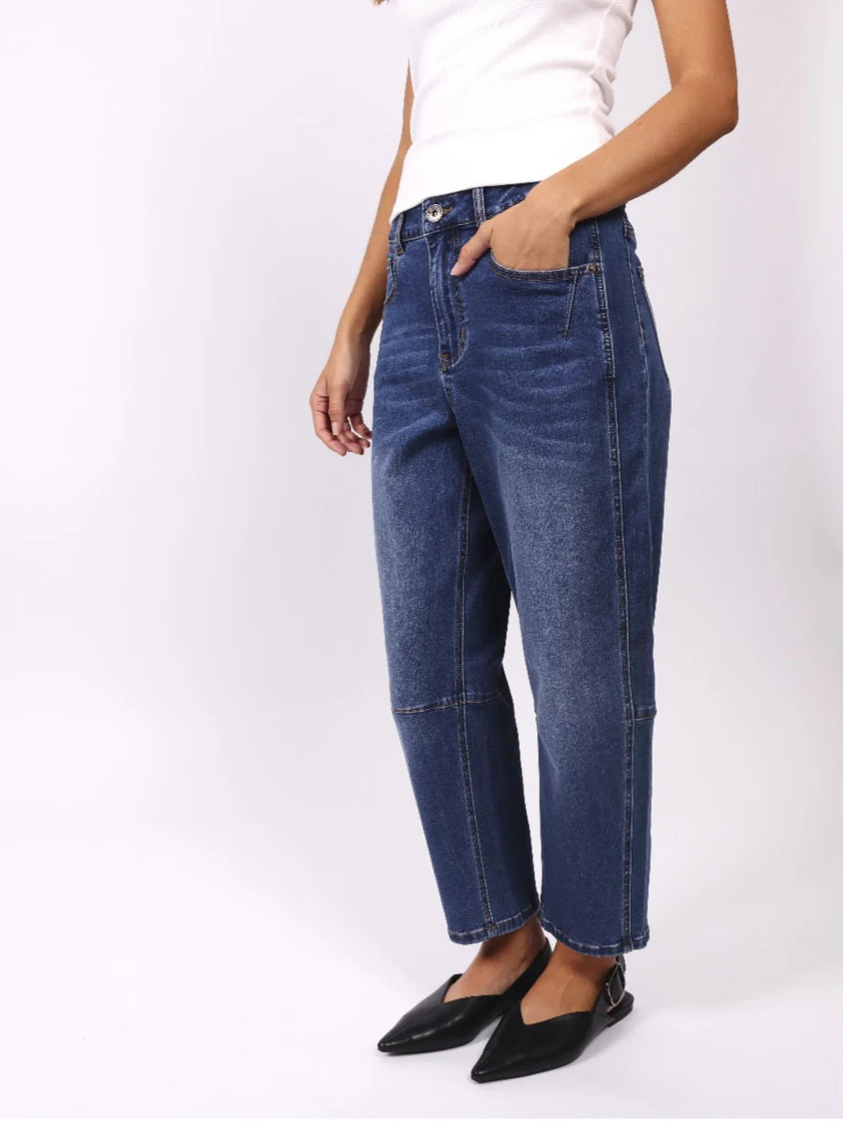 
                  
                    PRE ORDER APRIL - TONI BARREL JEANS - BLUE
                  
                