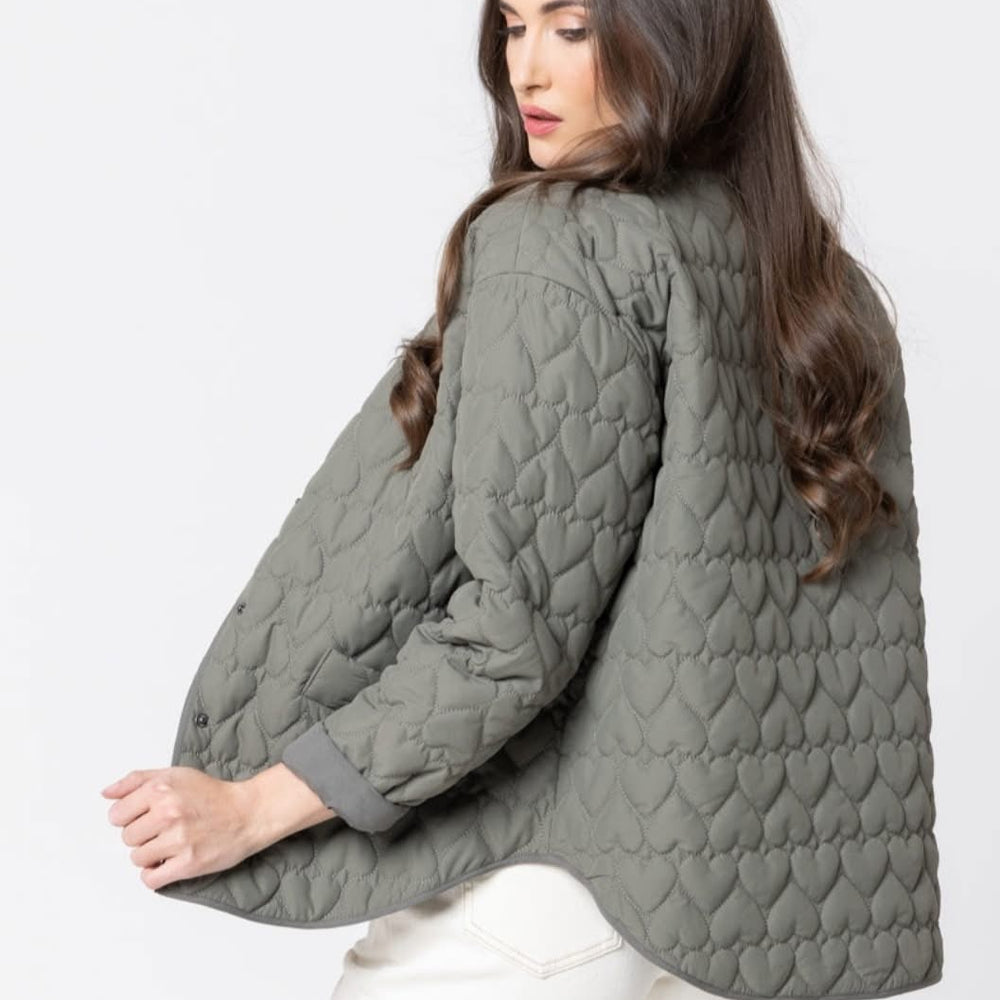 
                  
                    MONTREAL QUILTED JACKET - OLIVE
                  
                
