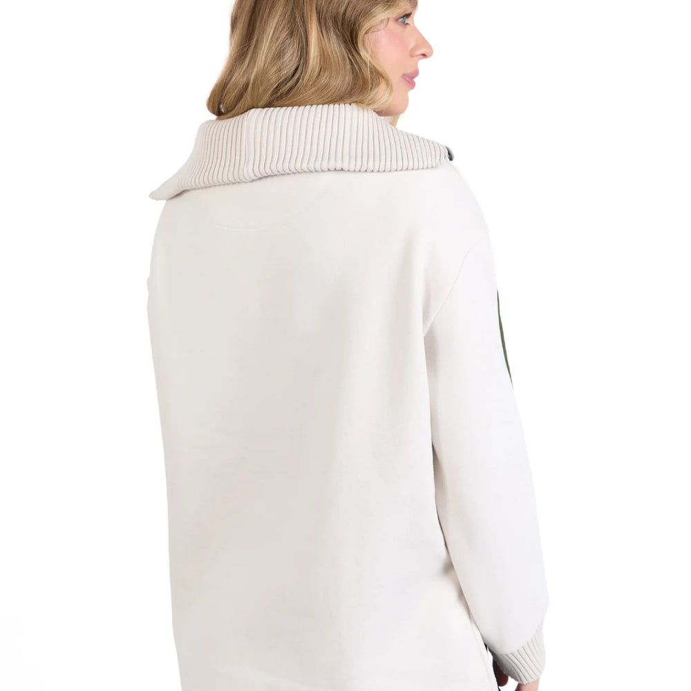 
                  
                    Foxwood Knit Collar Crew Bone
                  
                