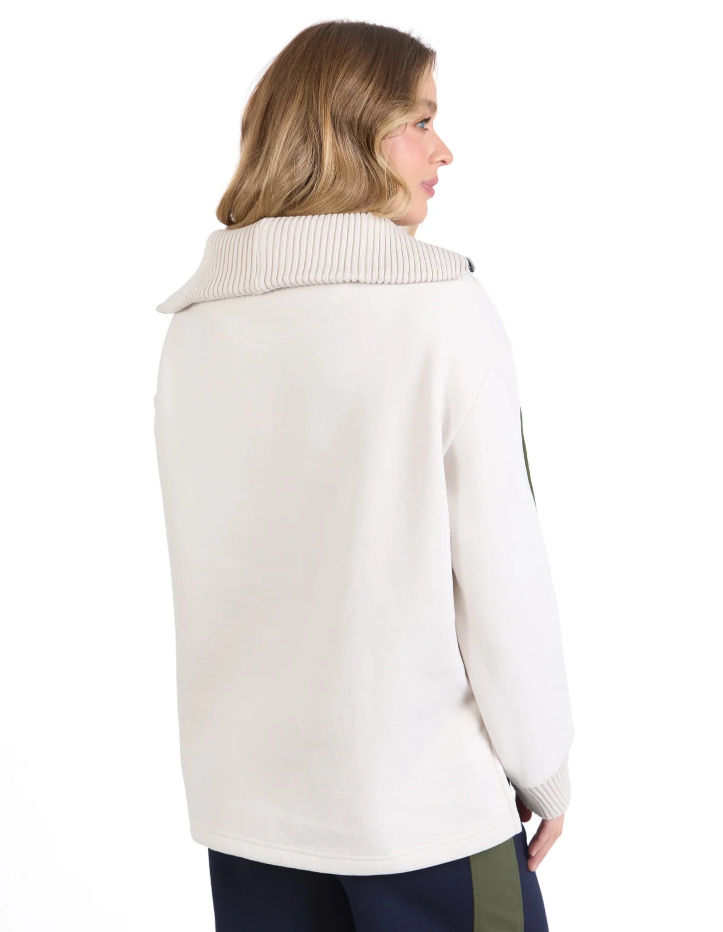 
                  
                    Foxwood Knit Collar Crew Bone
                  
                