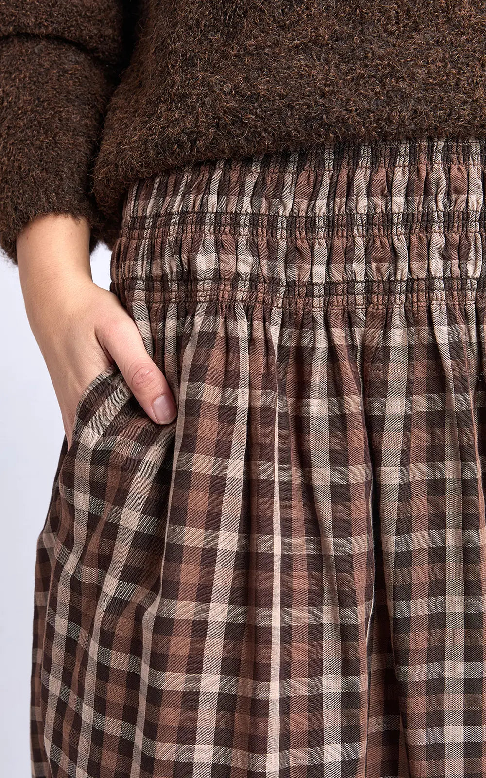 
                  
                    COCO CHECK SKIRT-DUE JUNE
                  
                