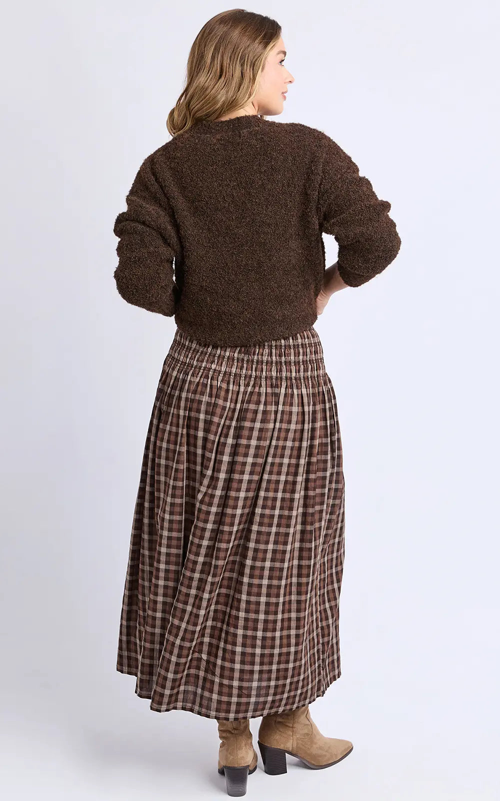 
                  
                    COCO CHECK SKIRT-DUE JUNE
                  
                