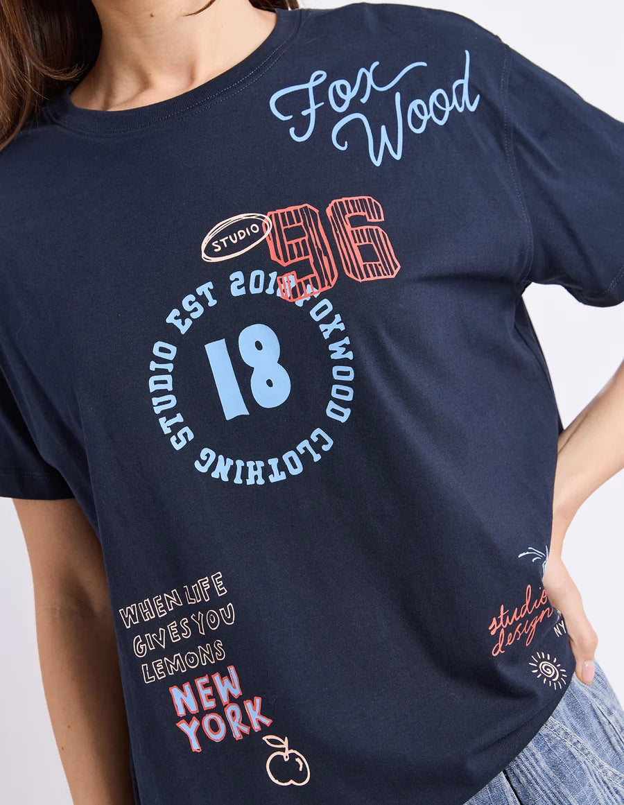 
                  
                    FOXWOOD WARM UP TEE-NAVY
                  
                