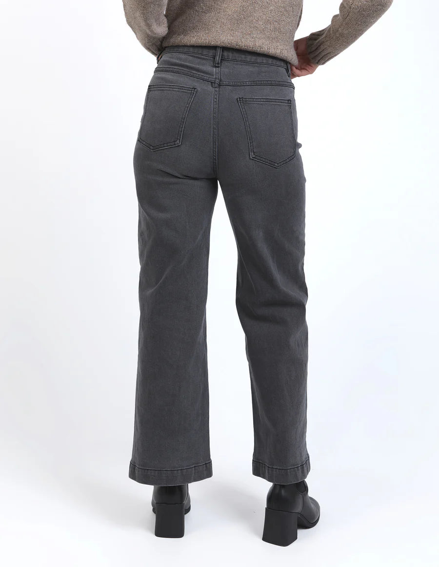 
                  
                    SARAH WIDE LEG JEAN -Washed Black
                  
                