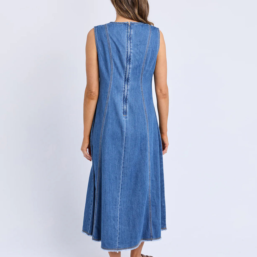 
                  
                    Solene Denim Dress Mid Blue
                  
                