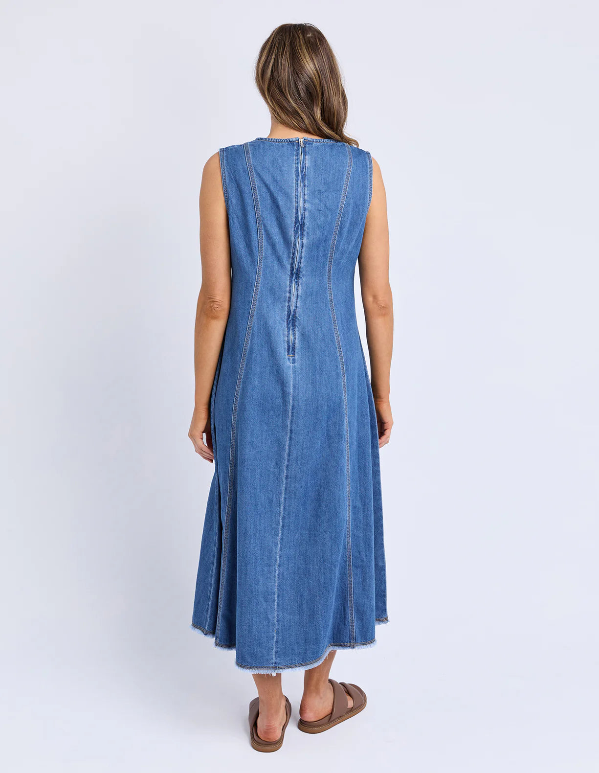 
                  
                    Solene Denim Dress Mid Blue
                  
                