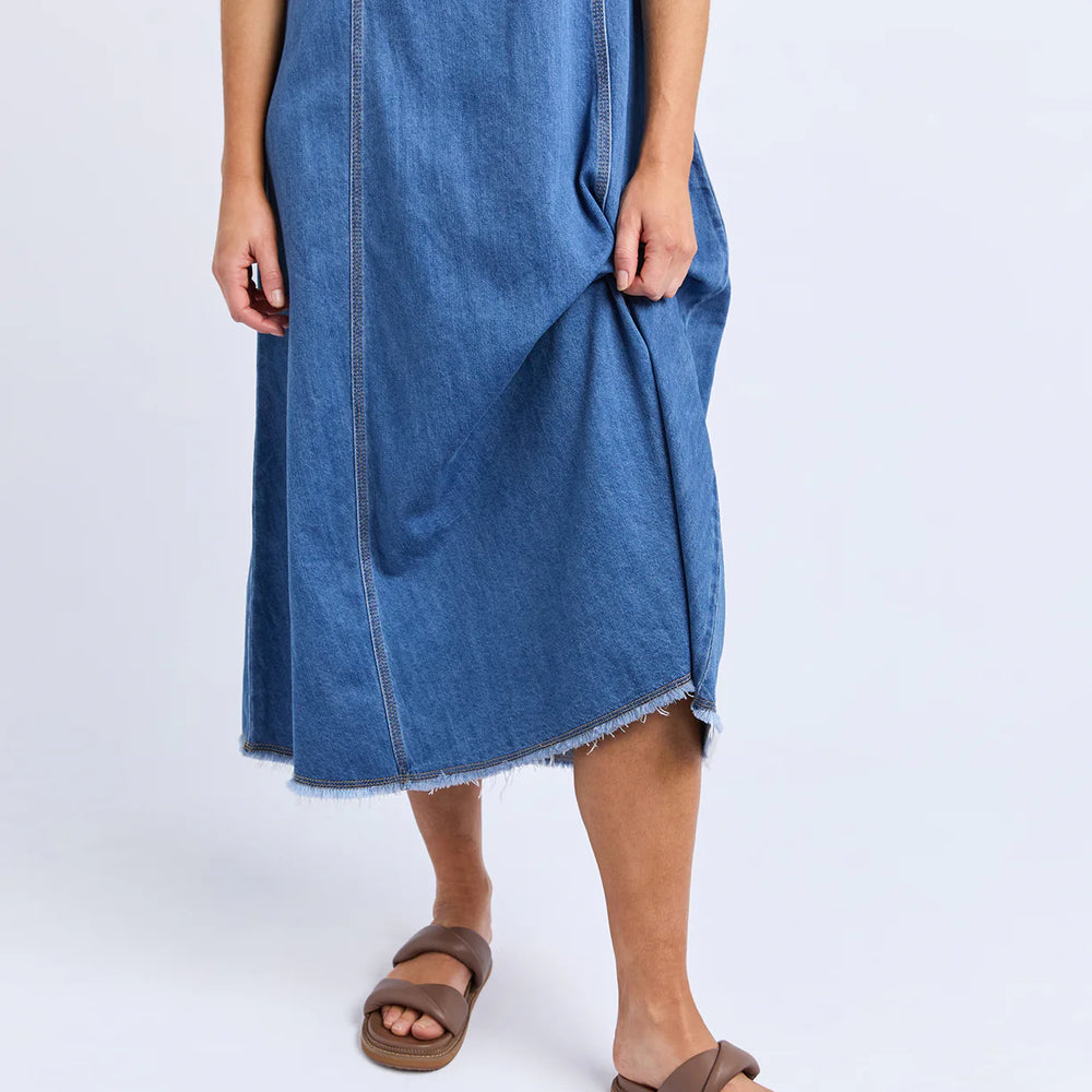 
                  
                    Solene Denim Dress Mid Blue
                  
                