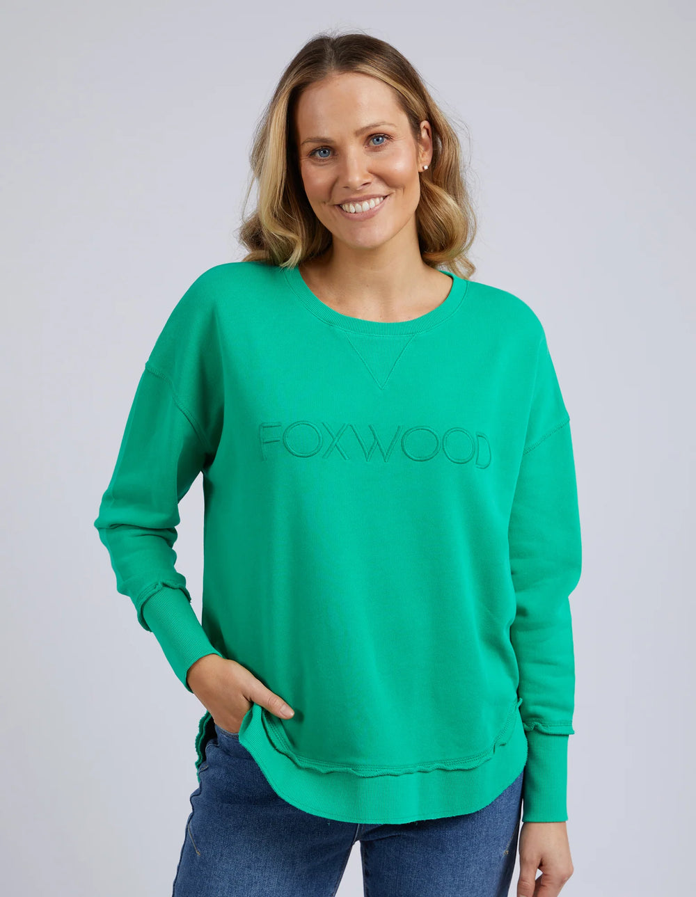 Simplified Crew Bright Green