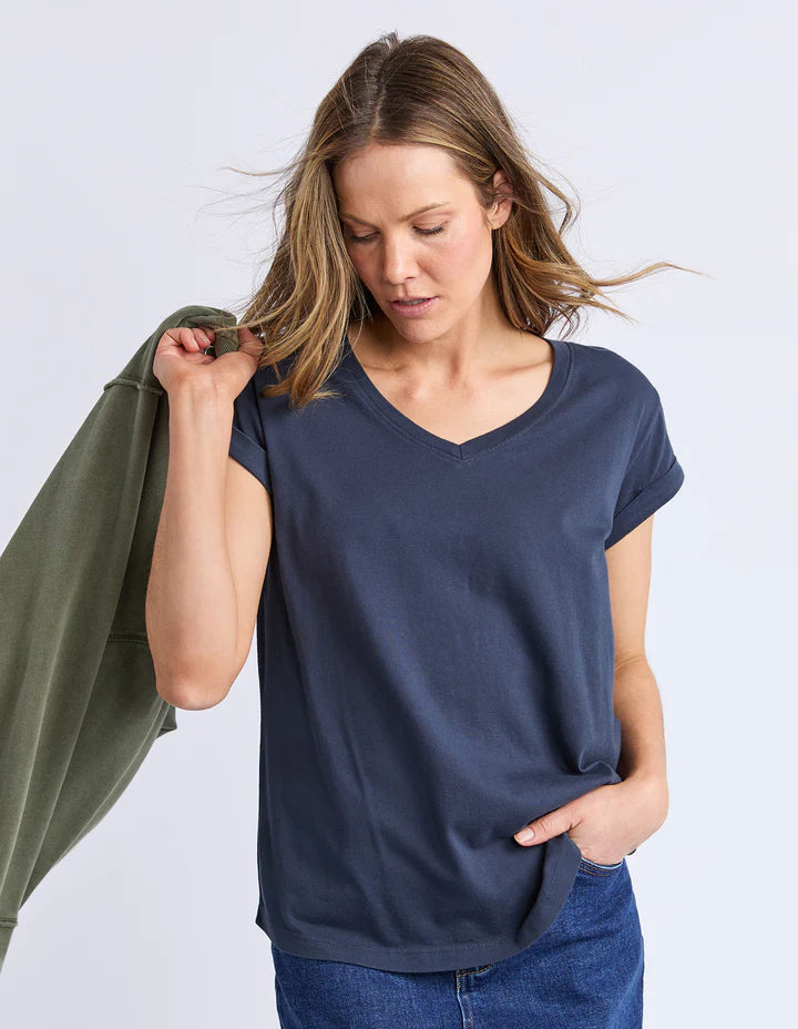 Top Seller Manly Vee Tee Navy