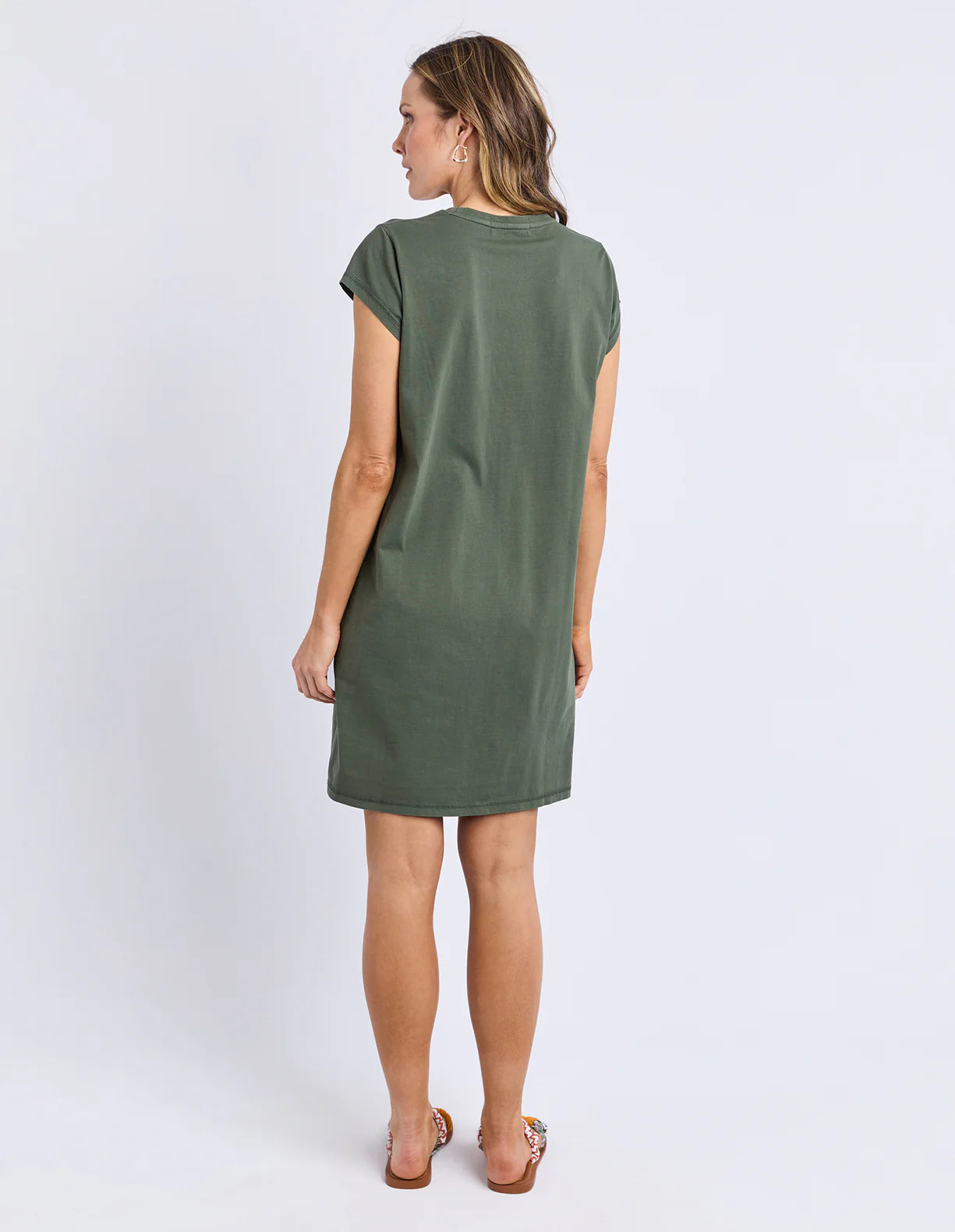 
                  
                    SIGNATURE EMBROIDERY TEE DRESS
                  
                