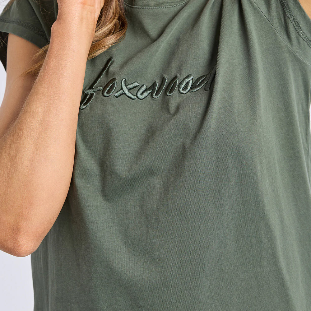 
                  
                    SIGNATURE EMBROIDERY TEE DRESS
                  
                