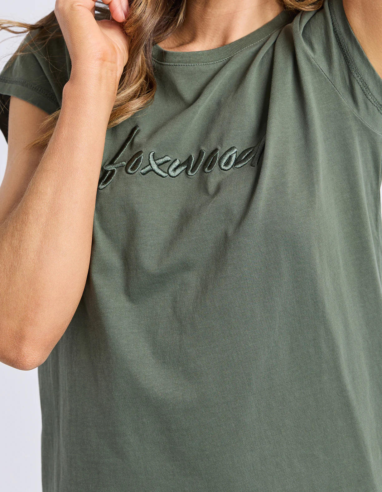 
                  
                    SIGNATURE EMBROIDERY TEE DRESS
                  
                