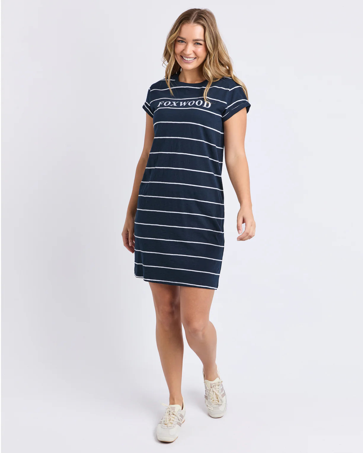 
                  
                    Caleb Stripe Dress Navy/White Stripe-Pre Order Due December 21
                  
                