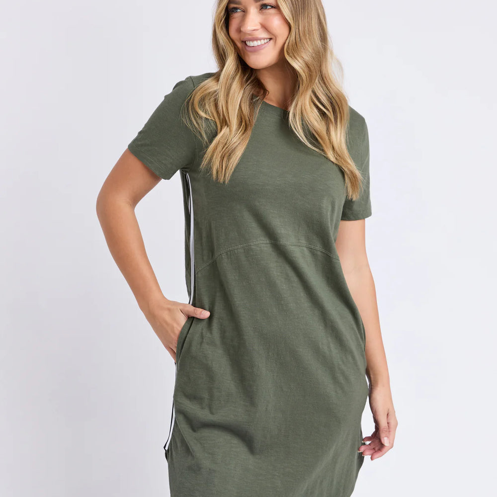 
                  
                    Bay Tape Dress Khaki
                  
                