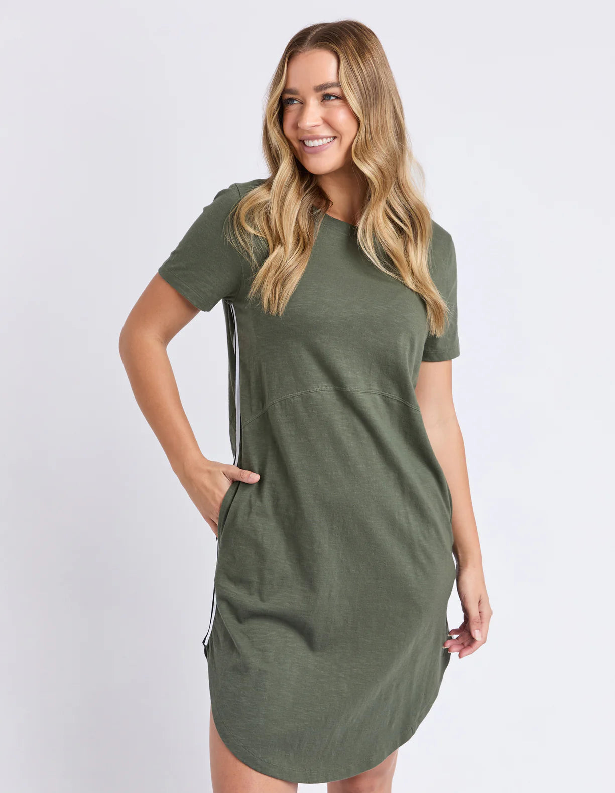 
                  
                    Bay Tape Dress Khaki
                  
                