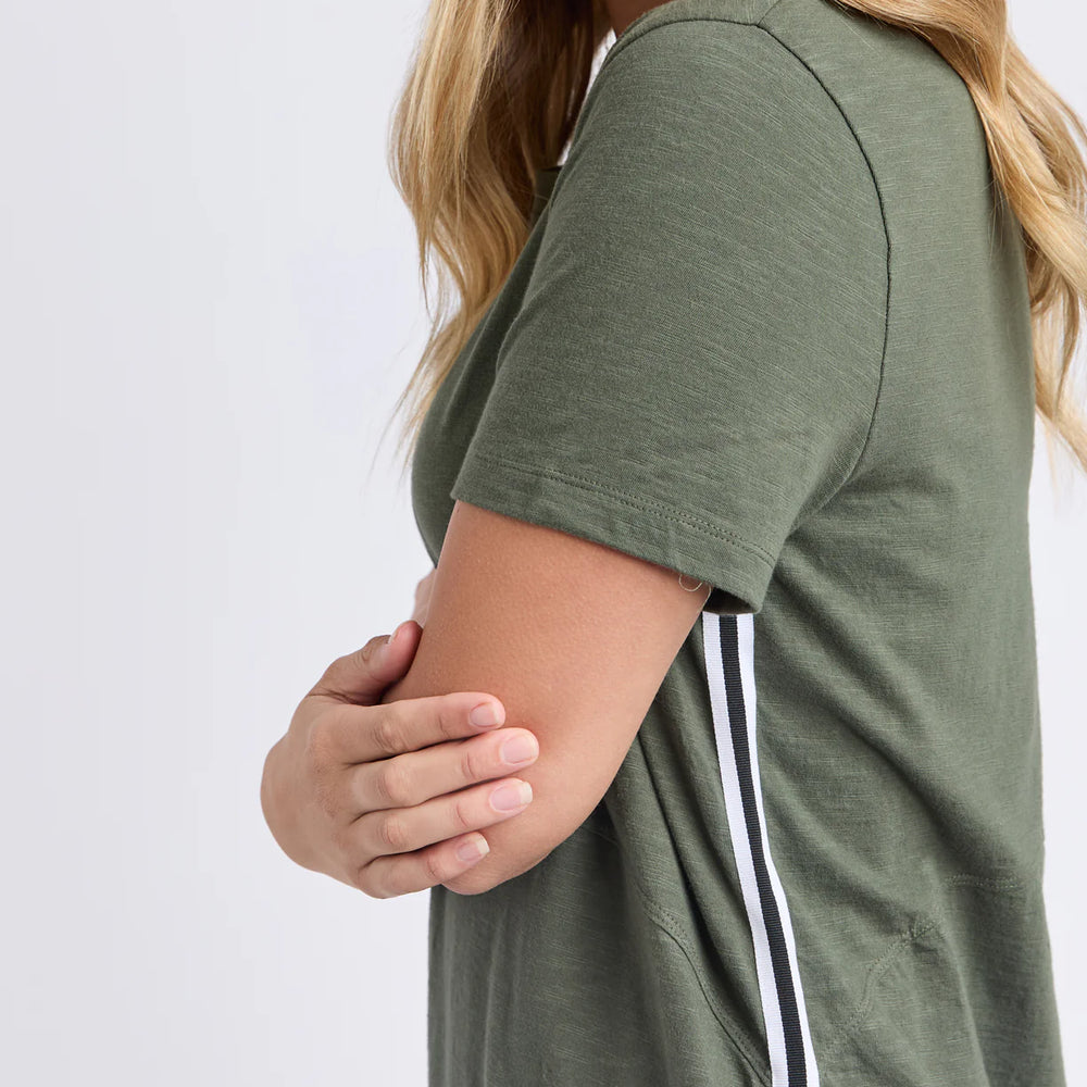 
                  
                    Bay Tape Dress Khaki
                  
                