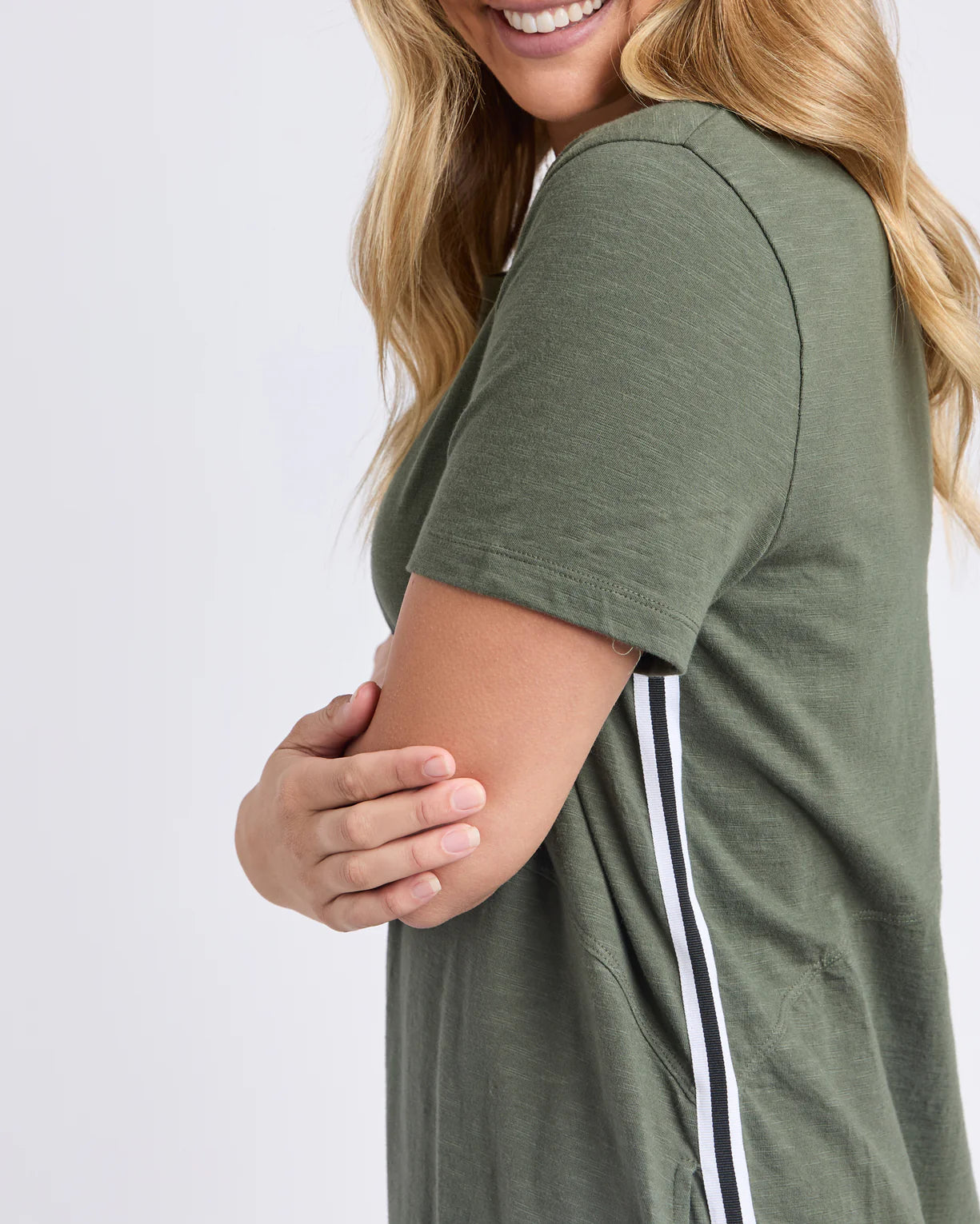 
                  
                    Bay Tape Dress Khaki
                  
                