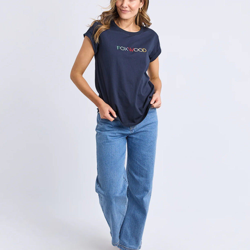 
                  
                    SIGNATURE TEE-Confetti Tee -Navy
                  
                