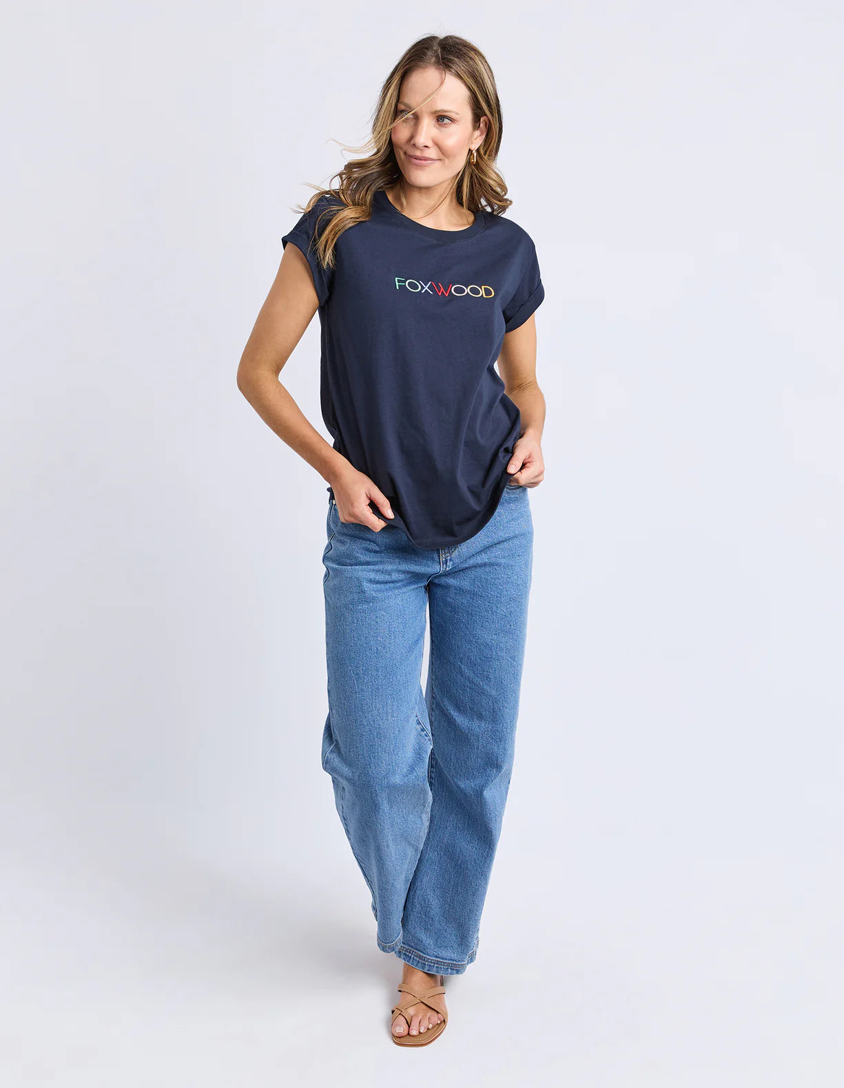 
                  
                    SIGNATURE TEE-Confetti Tee -Navy
                  
                